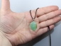 Preview: chrysoprase with cord or silver 925