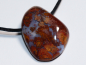 Preview: jasper-chalcedony with cord or silver 925