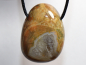 Preview: rainforest rhyolite with cord or silver 925