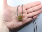 Preview: rainforest rhyolite with cord or silver 925