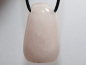 Preview: rose quartz with cord or silver 925