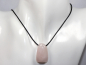 Preview: rose quartz with cord or silver 925