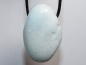 Preview: blue calcite with cord or silver 925
