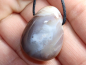 Preview: Botswana-Achat mit Band oder Silber 925