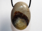 Preview: septaria with cord or silver 925