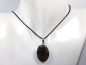 Preview: cross stone with cord or silver 925
