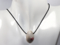 Preview: Cinnabar in quartz with cord or silver 925