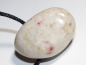Preview: Cinnabar in quartz with cord or silver 925