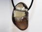 Preview: Prasiolith mit Band oder Silber 925