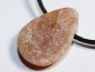 Preview: fire calcite with cord or silver 925