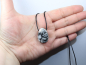 Preview: pinolite with cord or silver 925