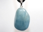 Preview: aquamarine with cord or silver 925