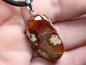 Preview: amulet stone with cord or silver 925