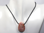 Preview: rhodochrosite with cord or silver 925