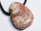 Preview: rhodochrosite with cord or silver 925