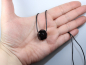 Preview: garnet (pyrope) with cord or silver 925