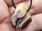 Preview: cappuccino jasper with cord or silver 925