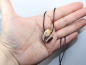 Preview: cappuccino jasper with cord or silver 925