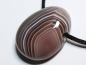 Preview: Botswana agate with cord or silver 925