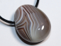 Preview: Botswana agate with cord or silver 925