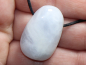 Preview: blue calcite with cord or silver 925
