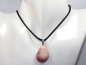 Preview: rhodochrosite with cord or silver 925
