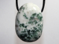 Preview: tree agate with cord or silver 925