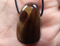 Preview: black agate with cord or silver 925