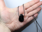Preview: black agate with cord or silver 925