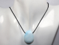 Preview: blauer Aragonit mit Band oder Silber 925
