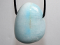 Preview: blauer Aragonit mit Band oder Silber 925