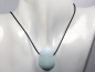 Preview: blauer Aragonit mit Band oder Silber 925