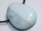 Preview: blauer Aragonit mit Band oder Silber 925