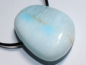 Preview: blauer Aragonit mit Band oder Silber 925