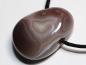 Preview: Botswana agate with cord or silver 925