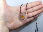 Preview: Botswana agate with cord or silver 925