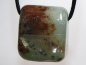 Preview: chrysoprase with cord or silver 925