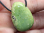 Preview: chrysoprase with cord or silver 925