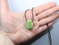 Preview: chrysoprase with cord or silver 925