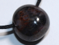 Preview: ruby in sapphire with cord or silver 925