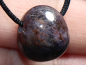 Preview: ruby in sapphire with cord or silver 925