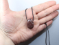 Preview: porcellanite with cord or silver 925