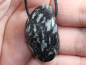 Preview: chrysanthemum stone with cord or silver 925