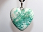 Preview: malachite in dolomite with cord or silver 925