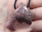 Preview: rhodonite with cord or silver 925