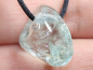 Preview: blue topaz with cord or silver 925