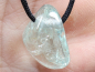 Preview: blue topaz with cord or silver 925