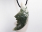 Preview: moss agate with cord or silver 925