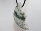 Preview: moss agate with cord or silver 925