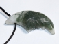 Preview: moss agate with cord or silver 925